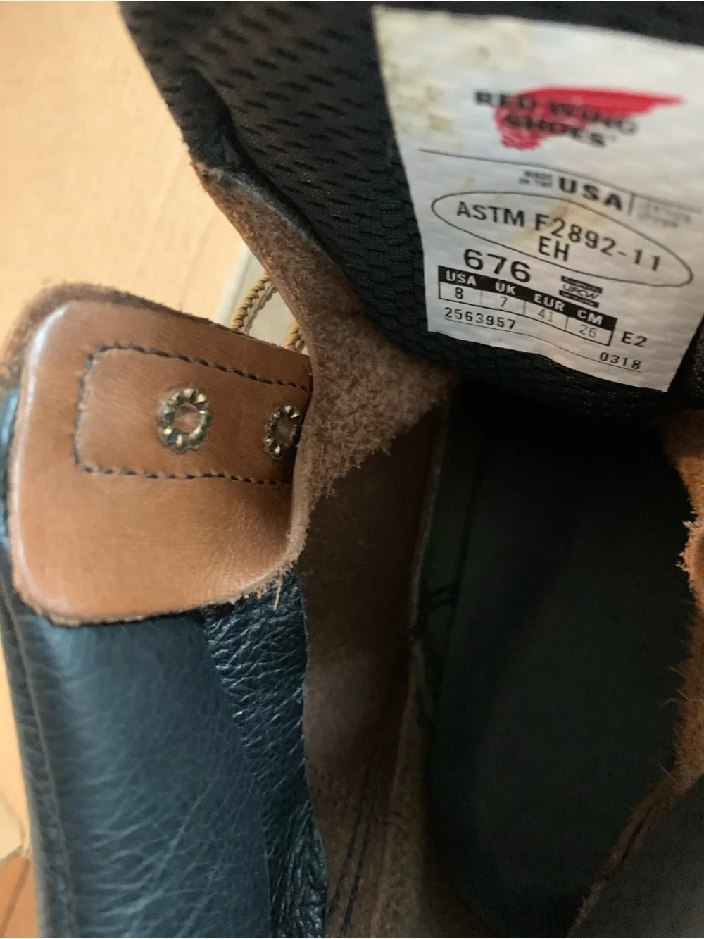 Red Wing Shoes durable leather